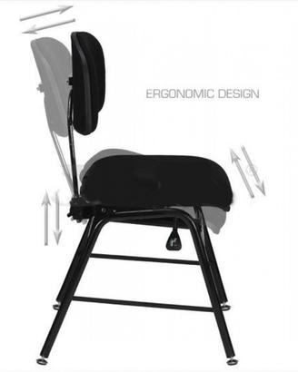 SEDIA ERGONOMICA DA ORCHESTRA PER MUSICISTI