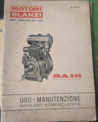 Uso e manutenzione SLANZI SA16