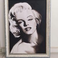 Quadro dipinto a mano ritratto Marilyn 50*35