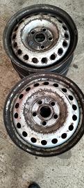 4 cerchi in ferro VW t4 California caravelle. tras