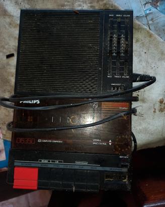 Radio-registratore vintage Philips PC comp