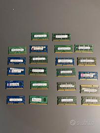 Stock memorie RAM testate, DDR3/DDR2