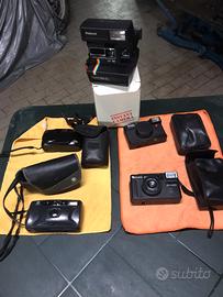 Lotto di macchine fotografiche a rullino .