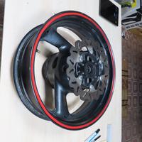 cerchio post yamaha completo di disco braking