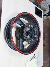 cerchio post yamaha completo di disco braking