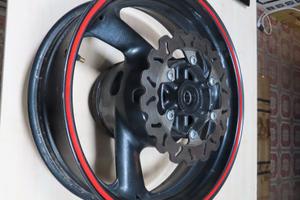 cerchio post yamaha completo di disco braking