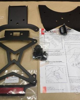 Portatarga regolabile yamaha tmax 500 2008 - 2011