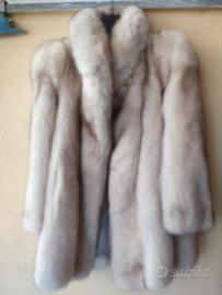 Giaccone vintage in pelo naturale Saga Fox tg 42