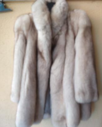 Giaccone vintage in pelo naturale Saga Fox tg 42