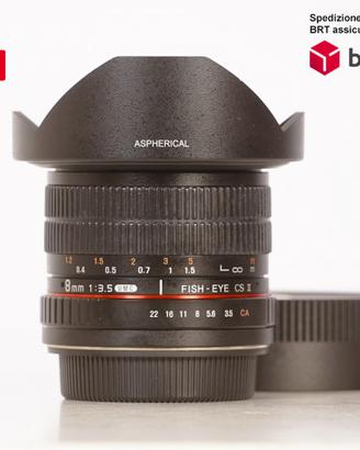 Samyang 8 F3.5 Fisheye CS II (Canon)