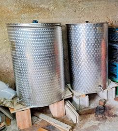 Botte in acciaio inox da 300lt.