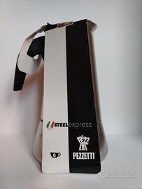 Moka 6 Tazze Acciaio Inox Induzione Argento Steel
