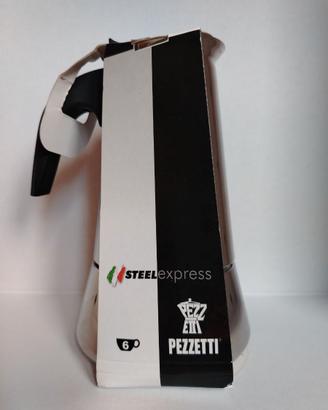 Moka 6 Tazze Acciaio Inox Induzione Argento Steel