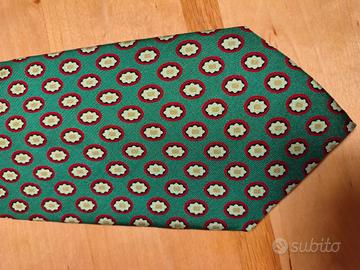 cravatta uomo verde 