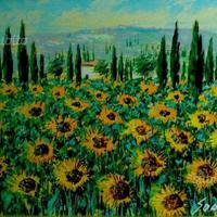 Olio su tela di Mario Soave con autentica