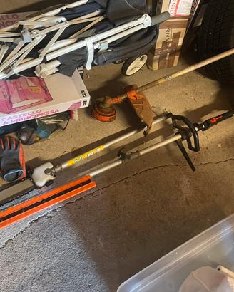 Decespugliatore 4 in 1 siepi troncarami e motosega