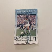 Francobollo Juventus - Franco Causio