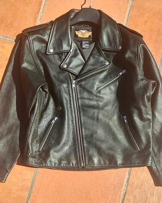 Harley Davidson giacca in pelle ragazzo 15/16 anni