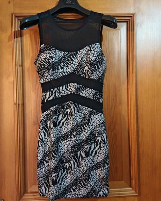 Abito corto in morbida viscosa