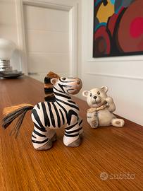 Zebra e Orsetto Ceramica