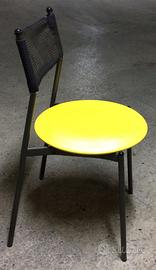 Sedia Lema in metallo L26 per cameretta anni 80-90