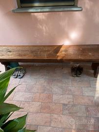 Panca in legno massiccio