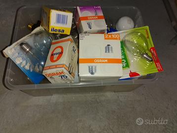 LOTTO LAMPADINE MISTE INCANDESCENZA E ALOGENE - MA