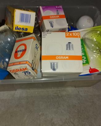 LOTTO LAMPADINE MISTE INCANDESCENZA E ALOGENE - MA