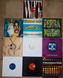 Lotto 10 dischi vinili musica commerciale anni 90 