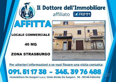 Locale commerciale 40 mq zona Strasburgo