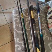 Canne da pesca usate 