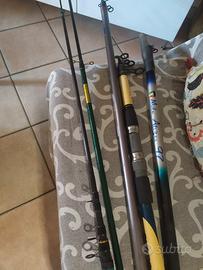 Canne da pesca usate 