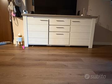 Madia credenza bicolore conforama