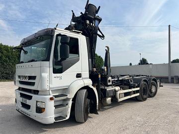 IVECO IVECO STRALIS 450 SCARRABILE USATO CON GRU