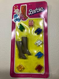 Scarpe Barbie in confezione originale 1980