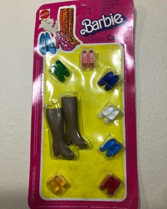 Scarpe Barbie in confezione originale 1980