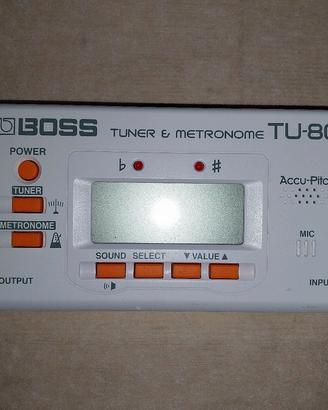 BOSS TUNER & METRONOME TU-80