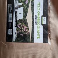 2 teli ombreggiati 5m x 5m