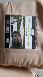 2 teli ombreggiati 5m x 5m