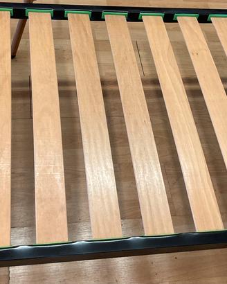 Rete letto con doghe legno