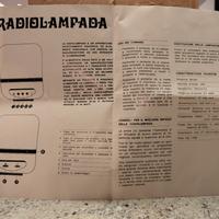Europhon Radio Lampada Rampoldi - Istruzioni