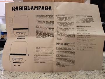 Europhon Radio Lampada Rampoldi - Istruzioni