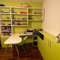 Colombini Mobile Libreria Scrivania Camera