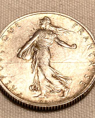 2 Franchi Francia 1918 Semeuse - Argento.835