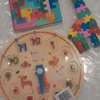 Puzzle e puzzle orologio