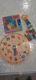 Puzzle e puzzle orologio