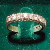 Veretta Oro Bianco con Diamanti