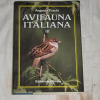 Libro "AVIFAUNA ITALIANA" di A. Toschi