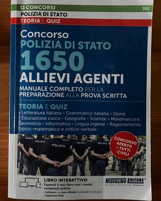 Manuale concorso Polizia di Stato