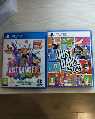 just dance 19 e 21 ps5